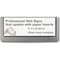 Durable Office Products Click Sign, 6-3/4"x5/8"x3", Graphite DBL497637 - alternate 1